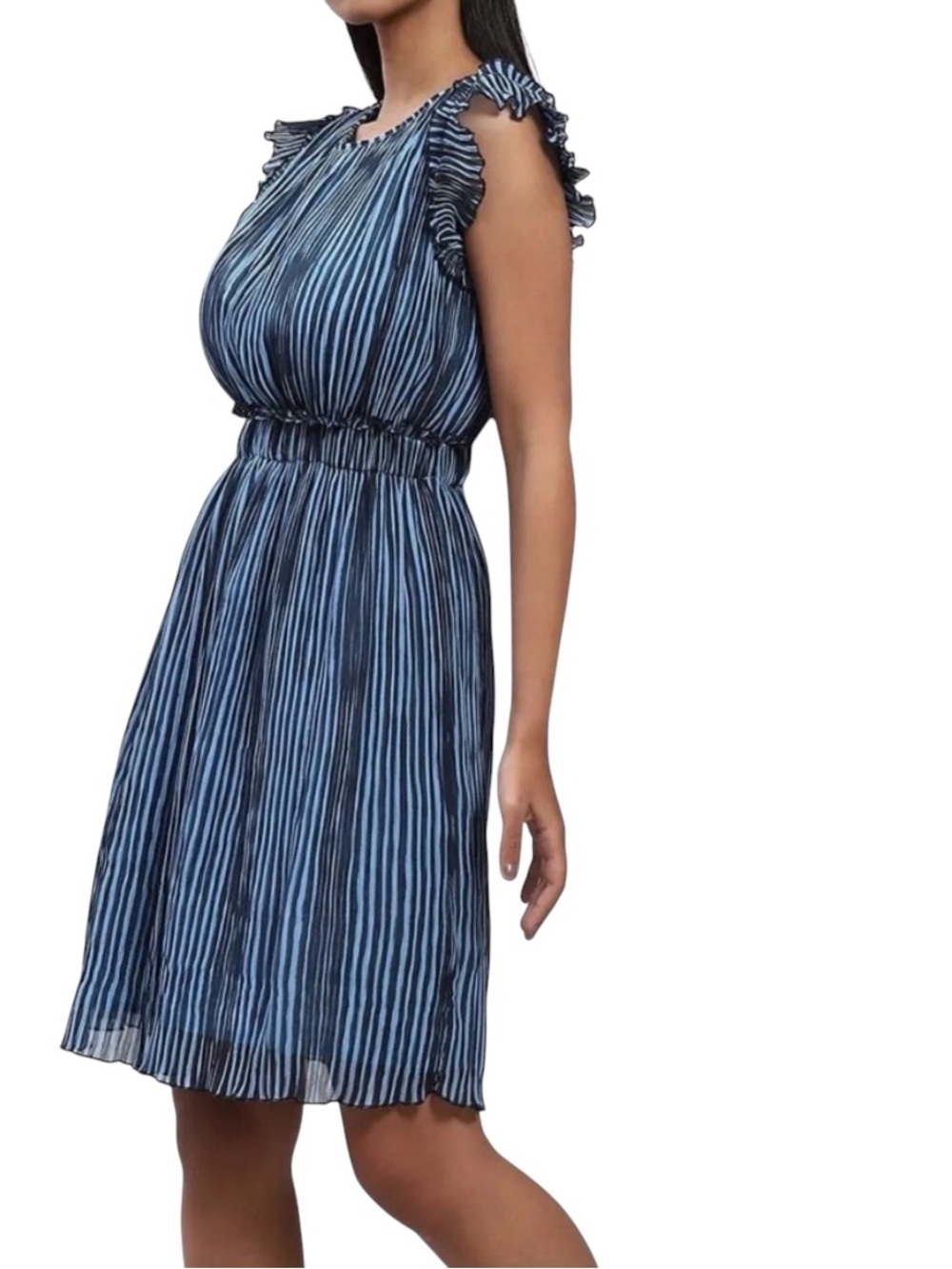 Label Ritu Kumar Blue Leisure Basics Shift Dress NWT size Medium